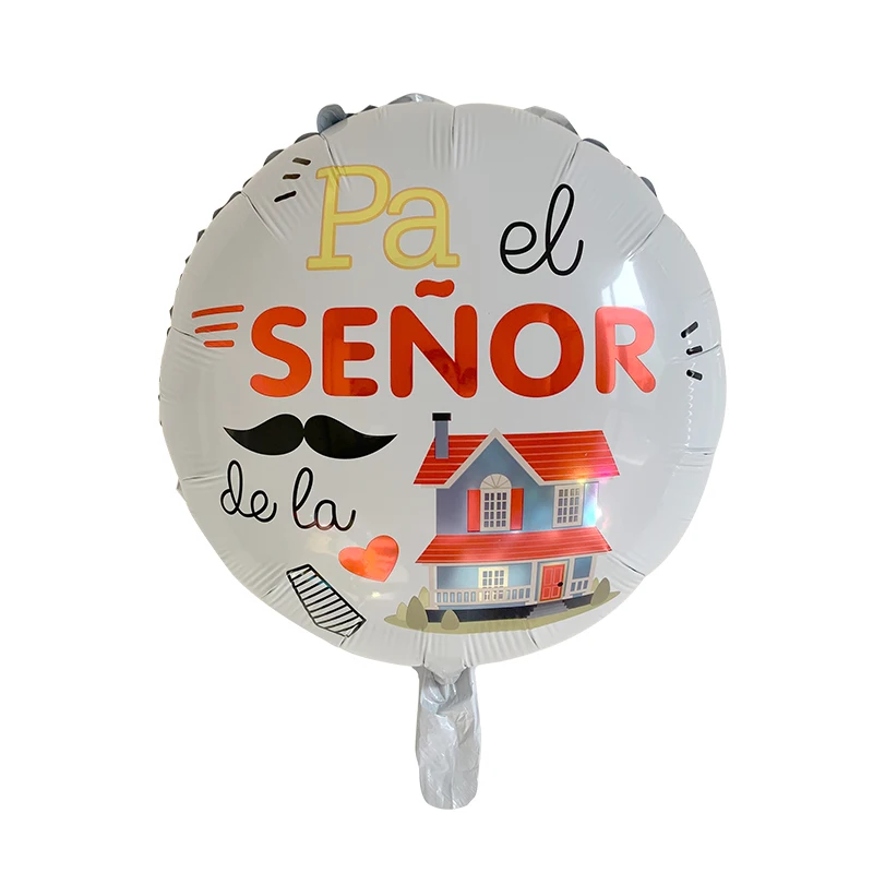 10Pcs 18Inch spanjolle të Lumtur e të Atit Ditë Helium Tullumbace Feliz Dia Super Papa Petë Balona Ati i Partisë Dekorimin Baloes Globos . ' - ' . 1