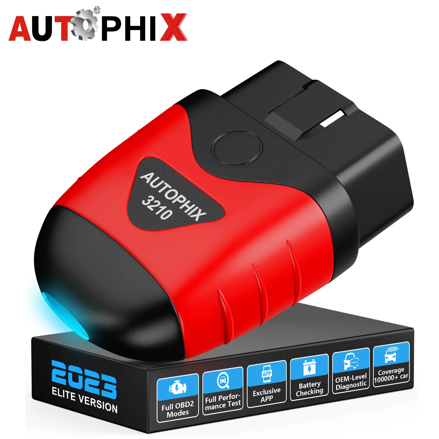 AUTOPHIX 3210 Bluetooth OBD2 Skaner Makinë Kodin Lexues OBD 2 Diagnostike Scan Mjetet e Baterisë Test Alarmi Vendosjen Testin e Performancës . ' - ' . 0