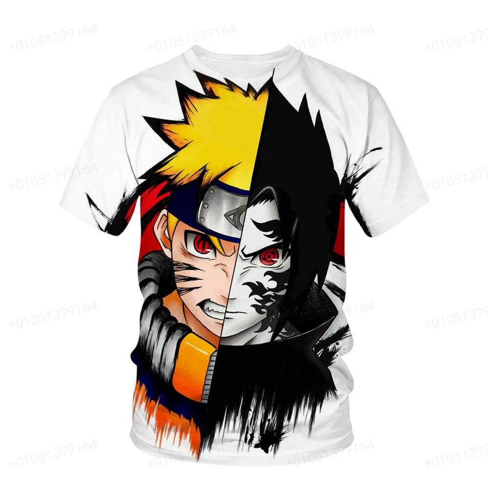 Naruto Seri të Shtypura Fëmijët Ninxhat 3d Cartoon T-shirt Krye 2023 të Verës më të Fundit të Cartoon Mëngë të Shkurtra T-shirt Djemtë e Mirë . ' - ' . 0