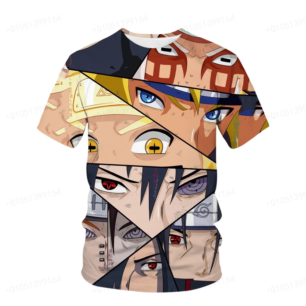 Naruto Seri të Shtypura Fëmijët Ninxhat 3d Cartoon T-shirt Krye 2023 të Verës më të Fundit të Cartoon Mëngë të Shkurtra T-shirt Djemtë e Mirë . ' - ' . 3