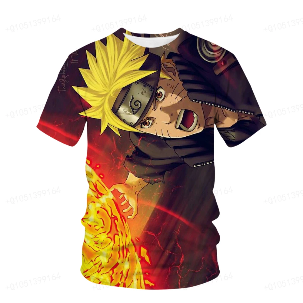 Naruto Seri të Shtypura Fëmijët Ninxhat 3d Cartoon T-shirt Krye 2023 të Verës më të Fundit të Cartoon Mëngë të Shkurtra T-shirt Djemtë e Mirë . ' - ' . 4