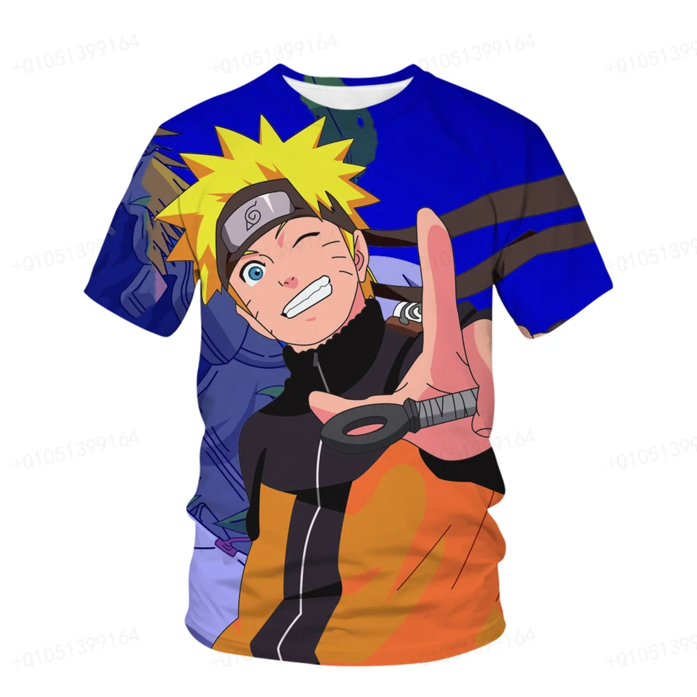 Naruto Seri të Shtypura Fëmijët Ninxhat 3d Cartoon T-shirt Krye 2023 të Verës më të Fundit të Cartoon Mëngë të Shkurtra T-shirt Djemtë e Mirë . ' - ' . 5