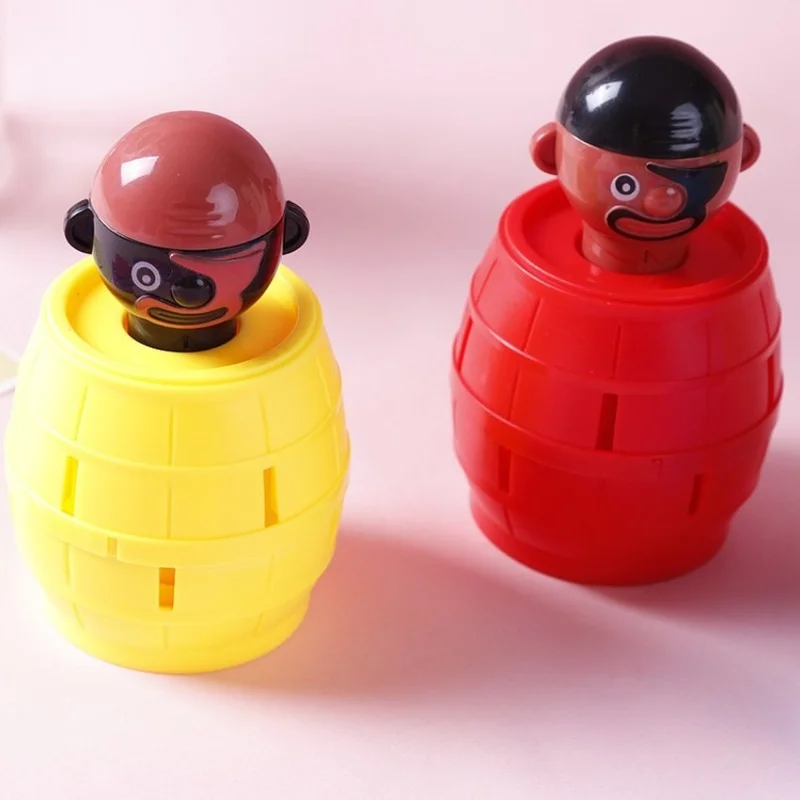 1 Set Mini Fëmijët Qesharake Vegël Pirat Fuçi Lojë Lodra për Fëmijët me Fat Stab Pop-Up Toy . ' - ' . 3