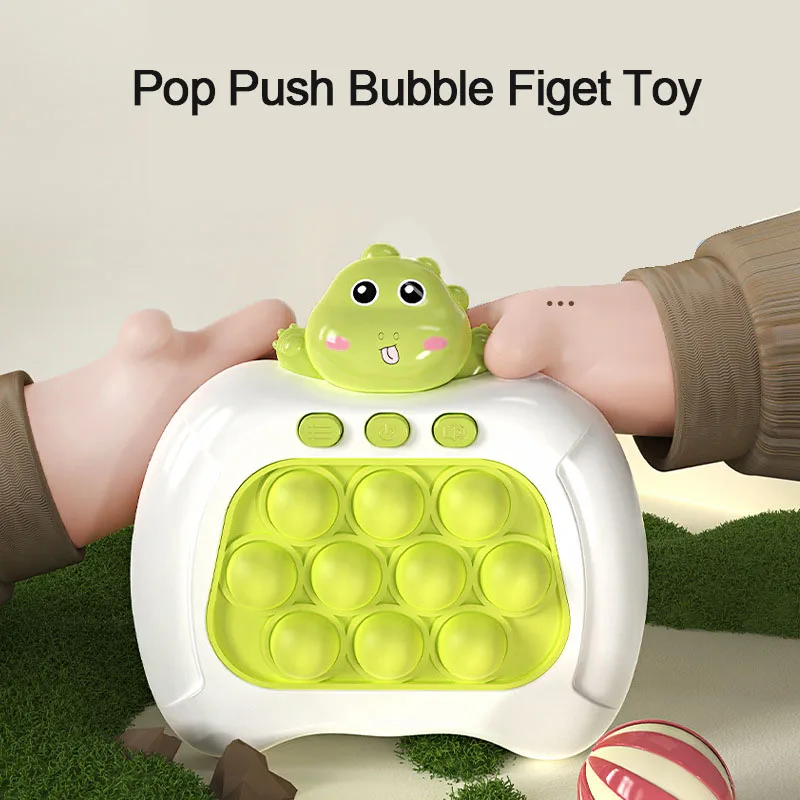 Bubble Pop Shtyjë Fidget Lodër Fëmijëve Handheld Të Shpejtë Shtypit Lojë Rritur Shtrydh Stresi Lehtësim Të Ndjeshëm Të Lehta Deri Whac-A-Mol Lodra . ' - ' . 4