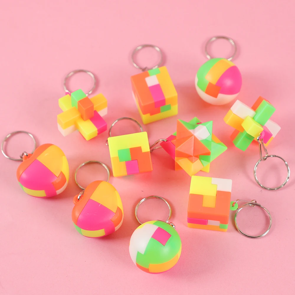 10Pcs Mini Plastike Formimit Ball Puzzle Lodra Edukative për Fëmijët Ditëlindjeje Favore të Shkollës Pre Qese Shpërblim Pinata Mbushëse . ' - ' . 1
