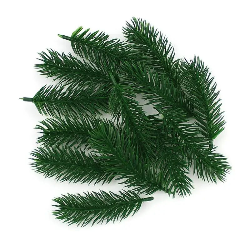 100Pcs Pemë e Krishtlindjeve Kurorë Mini Artificiale Hala Pishe Kurorë Pisha Marr Partisë Furnizimet Për Krishtlindje Simulimit të Bimëve . ' - ' . 3