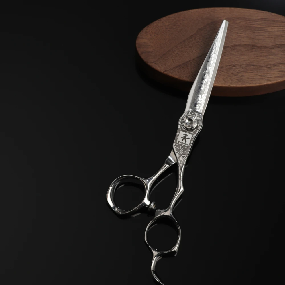 FnLune 6.0 6.8 inç Tungsten Çeliku Top Model Profesionale sallonit Gërshërë Prerë Barber Pajisje Flokësh të Qethur me Gërshërë . ' - ' . 1