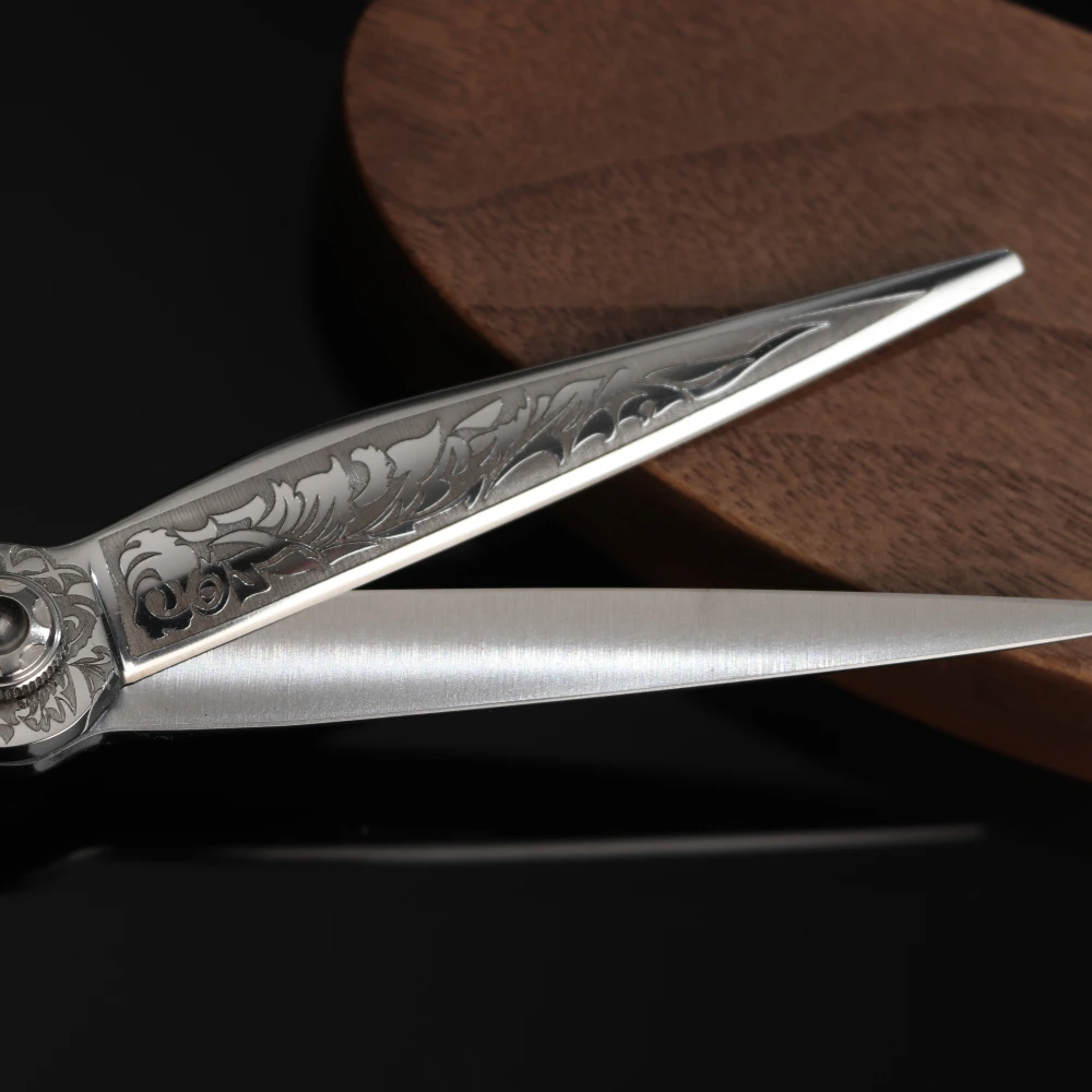 FnLune 6.0 6.8 inç Tungsten Çeliku Top Model Profesionale sallonit Gërshërë Prerë Barber Pajisje Flokësh të Qethur me Gërshërë . ' - ' . 3