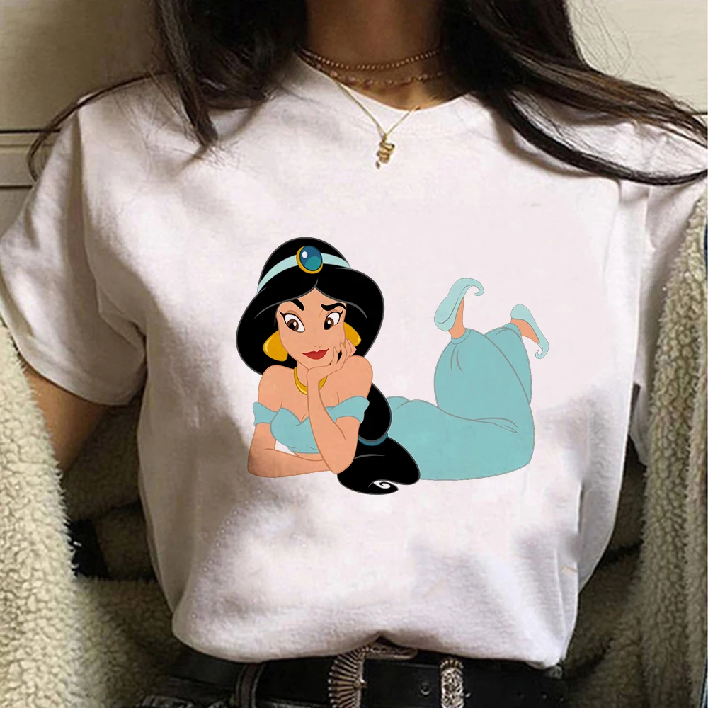 Aladin Jasemini Princeshat Disney T Shirt Gratë Princeshë Kawaii Harajuku Krye Të Verës 2022 Butë Vajzë Estetike Alternative Të Anijeve Të Lirë . ' - ' . 1