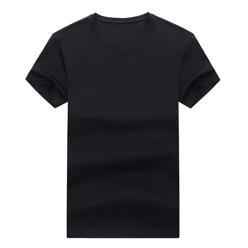 Verën e moshës së Mesme e Njerëzve të Dyfishtë Mercerized Pambuku Raundin Qafë të Shkurtër me mëngë të gjata T-shirt të Ngurta me Ngjyra Korean Version për Meshkuj T-shirt . ' - ' . 3