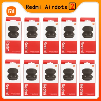 10 Copa me Shumicë Xiaomi Redmi Airdots 2 TWS Bluetooth Earphone Stereo bas Airdots S 5.0 kufje Me Mic pa duar Earbud