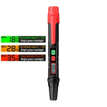 1PC Makinë Portativ Lëngun e Frenave Kontrollor Dixhitale Kontrollor të Shëndoshë Drita Alarmi i Makinave Diagnostike Kontrolloni Stilolaps Vaj Test Stilolaps për DOT3/DOT4/DOT5.1