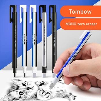 1pc Tombow MONO Zero Mekanik, Gomë Refillable Stilolaps Formë Skicim Pikturë të Lartë Shkëlqim Gome Shtypni Llojin e Shkollës Shkrimi