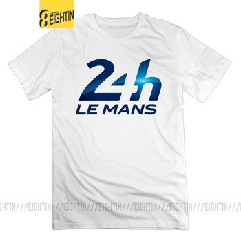 24h Le Mans Logon e 100% Pambuk T Shirt Njeri Plus Size Rrugë të Modës T-Shirt Shkurtër Mëngë Tees Ekuipazhit Qafë