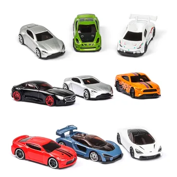 5Pcs/Set Diecast Simulimi 1:64 Mini fëmijët Veturë Lodër Automjeteve Rrëshqitje Aliazh Makinë Sportive Model të Vendosur Multi-style Dhuratë Lodra Për Fëmijët