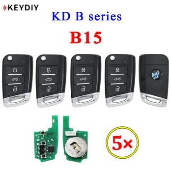 5pcs/shumë KEYDIY B seri B15 3 butonin universale KD telekomandë për të KD900 KD900+ URG200 KD-X2 mini KD për të TIPIT MQB stil