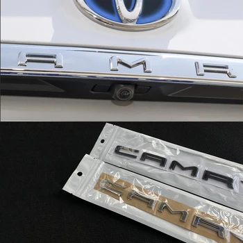 ABS Makinë 3D Letër e Pasme Trungu Decals Emblemën Distinktiv Gjemb Decal Makinë Styling Auto Ndihmëse Për Toyota Camry C A M e R Y 2018 +
