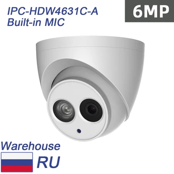 Dahua 6MP IPC-HDW4631C-NJË Kamera IP 4MP IPC-HDW4433C-NJË IPC-HDW4431C-A h.265 Np Ndërtuar-në MIC IR video kamera survejimi