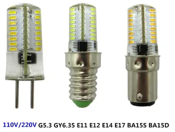 dimmable led llambë G5.3 E11 E12 E14 E17 BA15D 220V BA15S 110V kristal llambë të lehta G4 110V G9 udhëhequr b15 g5.3 110v E11 110V BA15S LED