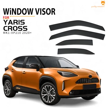 E përshtatshme Për Toyota Yaris KRYQ XP210 2020-2023 të verboj me diell dhe shi shi shield YARIS KRYQ Dritare visor