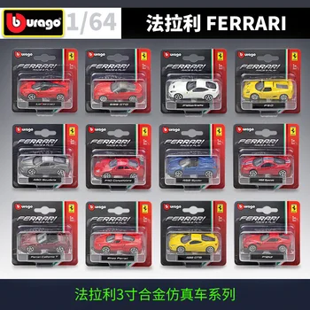 Ferrari Bburago Diecast 1:64 Në Shkallë Klasike Simulator Metalike Të Makinave Sportive Model Gara E Makinave Aliazh Makinë Lodër Për Fëmijët Dhurata Të Mbledhjes