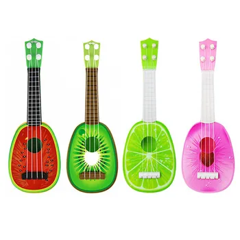 Fruta Fillestar Klasike Ukulele Kitarë Instrument Muzikor Fëmijët Montessori Lodra për Fëmijët e Hershme të Arsimit të Prirur Lodër Dhuratë