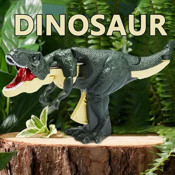 Fëmijët Decompression Dinosaur Lodër Krijuese Dore operuar Aroused Pranverë Ritëm Dinosaur Lodrat e Dhuratat e Krishtlindjeve për Fëmijët
