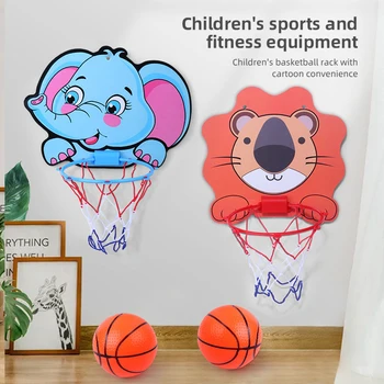 Fëmijët Lodër Sportive Basketboll Topa Lodra për Djem Vajza Mur Lloj Foldable Basketboll Hoop Hedhin në Natyrë Shtëpie Lojëra të Fëmijëve Dhuratë