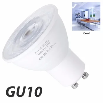 GU10 UDHËHEQUR 220V Dritë 7W gu 10 qendër të vëmendjes led Llambë GU5.3 MR16 Misri Llambë Vend Dritë 2835SMD Lampka LED Llambë 5W Ampoule Kursimit të Energjisë