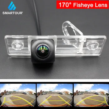 HD CCD Fisheye Muzikore Night Vision Makinën e Pasme të Parë të Kundërt Backup Kamera Për Chevrolet Cruze Lundrojnë Captiva Epica Lova Aveo HHR Matis