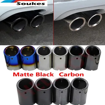 Karbonit Makinën e Pasme Shter Bisht Tub Shall Fyt 3 Ngjyra Për BMW E90 E92 325i 328i 2006 - 2010 F10 F11 F18 520i 523i 525i 528i