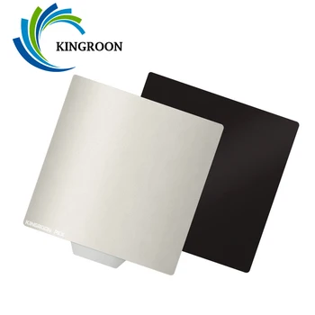 KINGROON PEX Magnetike Çeliku Film 180/235/310mm PEX Pranverë Çeliku Fletë Përkul Qendër Për Ender 3 KP3S Voron 3D Printer Pjesë