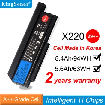 KingSener Bateri Laptop Lenovo Thinkpad X220 X220I X220S 42T4899 42T4900 42T4942 42T4872 42T4865 42T4866 11.1 V 8.4 Ah/94WH