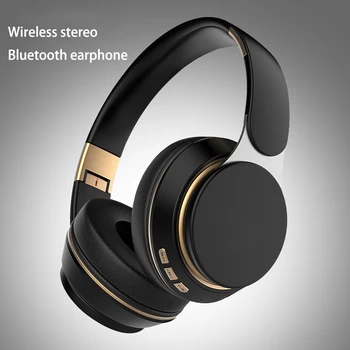 Kufje Wireless HIFI 3D Stereo Bluetooth Earbuds me Mic Foldable Lojrave Kufje Kartë TF Zhurmë Uljen e Kufjeve