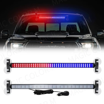 LED Dritat Strobe Për Auto Emergjente Vuaj Paralajmërim Llambë 80 udhëhequr Xham Bar Trafikut Këshilltar Dore 12V 24V Makinë Pajisje