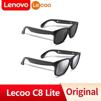 Lenovo Lecoo C8 Lite Zgjuar Syzet e Kufjeve Bluetooth Wireless 5.3 Syze dielli në Natyrë Sportive kufje Thirrje Muzikë Anti-Syri i Kaltër