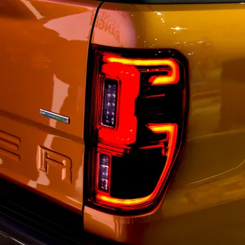 Makinë UDHËHEQUR Taillight Bisht të Lehta Për Ford Endacak Raptor 2015 - 2022 Pasme të Makinës Llambë + Theu Dritë + Kundërt Dritë + Kthehet Sinjal