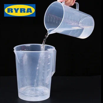 Matja Gotë Plastike e Kupës 50-1000ml Qartë Plastike Diplomuar Matjen e Kupës Për Pjekje Gota Lëng Masa Kanë Filxhan Enë
