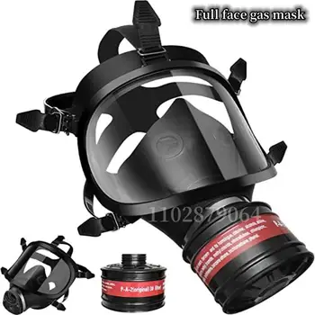MF14/87 lloj maskë e gazit të plotë fytyrë maskë kimike respirator natyrore gome filtër vetë-mbushje baruti maskë
