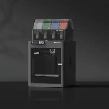 Multi-Ngjyra të Mbështetur 16 Ngjyra Bambu Laborator P1S 3D Printer P1S combo 3D me AMS Mbyllur trupit për të lartë-temperaturë