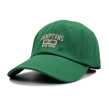 Njerëzit Letër Baseball Cap Gjelbër në Nju Jork Streetwear shofer kamioni Kapelë për Gratë Hip Hop Kapak Rregullueshme Snapback Kapak Qëndisje Dielli Hat