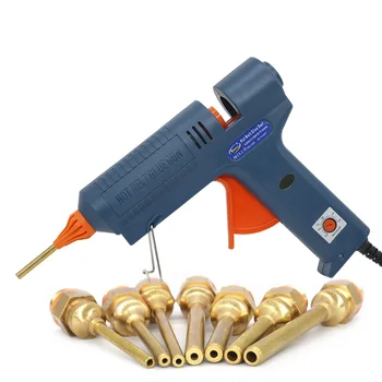 Nxehtë Shkrihet Zam Armë 150W Gjatë Hundë Temperaturë e Rregullueshme për 11mm Shkop Zam Profesionale Indusrial DIY Repair Tool Zam Armë