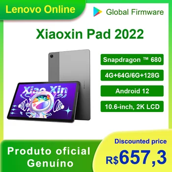 Origjinal Lenovo Pad 2022 Tabletë 4GB 64GB 128GB Android 12 10.6-Inch 7700mAh 2000*1200 2K Ekran