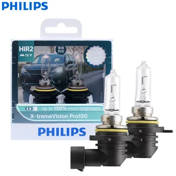 Philips X-treme Vizion Pro150 9012 HIR2 12V 55W +150% të Ndritshme të Lehta Halopgjen Headlight Makinë të Vërtetë Origjinale Bulbs DRL, 2X