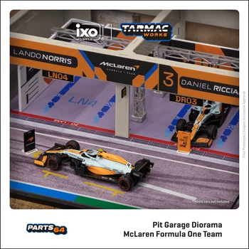 Pistë Veprat 1:64 2021 F1 McLaren MCL35M /Gropë Garazh Diecast Model të Makinës