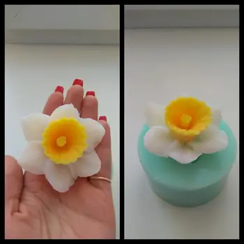 PRZY HC0089 3D Molds Lule Silikoni Sapun Myk Lule Qiri Erë Myk Sapun Bërë Moulds Rrëshirë Balta Molds Xhel Silicë