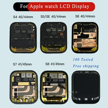 Për Apple Watch Seri SE 3 4 5 6 7 Origjinale Ekran LCD me Prekje Digitizer Kuvendit Zëvendësimin 40mm 44mm 38mm 42mm GPS LTE