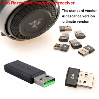 Për Razer Nari Fundit Wireless Lojrave-kreu i montuar Kufje USB Marrësi Simfonike e Transmetuesit të të Dhënave Audio Kabëll Pajisje