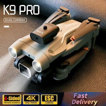 Re K9Pro RC Rri 4K Profesionale me 1080P Gjerë Kënd Optik Rrjedhën Lokalizimi Quadcopter Vs Z908/K9 Pro me Kamera