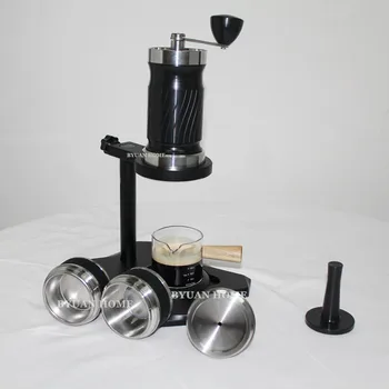 Re manual kapsulë/kafe pluhur ekspres makinë e Dorës për shtyp portativ udhëtimit në natyrë manual heqës makinë kafeje